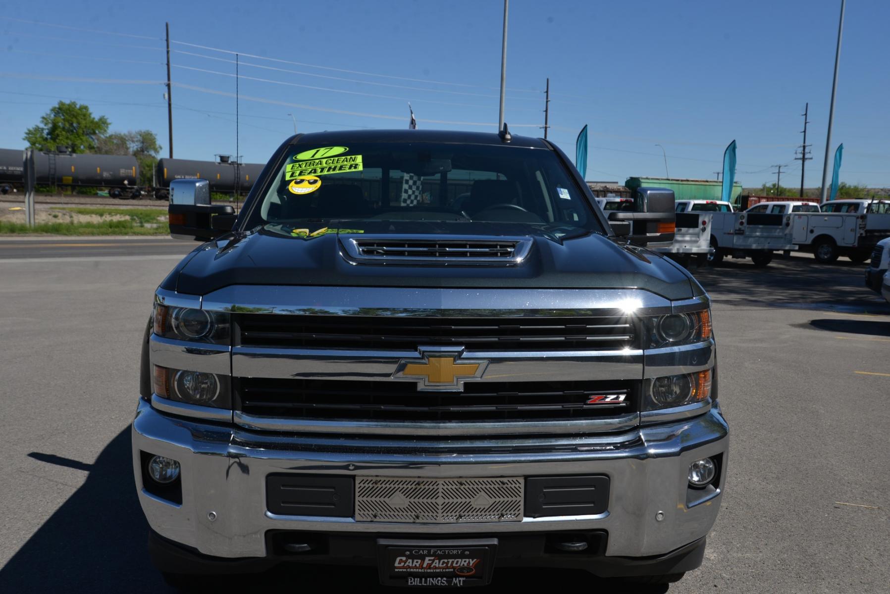 2017 Gray /Gray Leather Chevrolet Silverado 2500HD LTZ (1GC1KWEY6HF) with an 6.6 Duramax Diesel engine, Allison HD 6 speed automatic transmission, located at 4562 State Avenue, Billings, MT, 59101, (406) 896-9833, 45.769516, -108.526772 - Photo #5